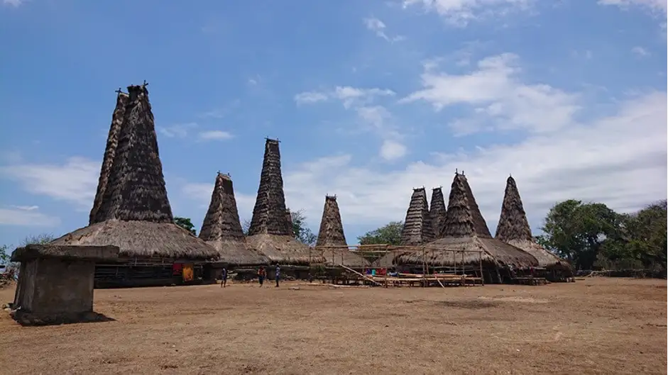 Traditional houses of Ratenggaro village, Southwest Sumba